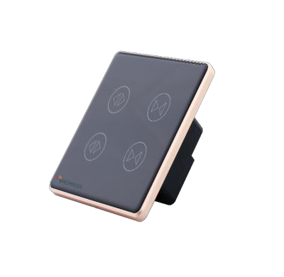 Công tắc cảm ứng thông minh BLE rèm đôi kính phẳng