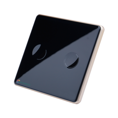 Công tắc cảm ứng thông minh BLE 2 nút kính lõm