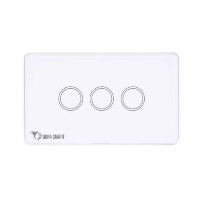 Công tắc thông minh 3 nút Zigbee DOFA SMART màu trắng