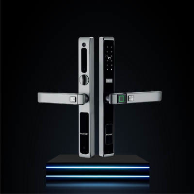 Khóa vân tay cửa nhôm FS6900 Grey