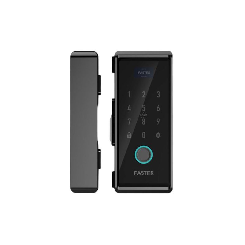 Khoá vân tay cửa kính FSG01APP BL