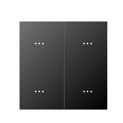 Công tắc cơ thông minh Zigbee 4 nút DOFA SMART màu đen