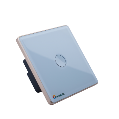 Công tắc cảm ứng thông minh BLE 1 nút kính lõm