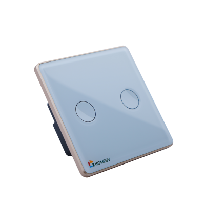 Công tắc cảm ứng thông minh BLE 2 nút công suất cao kính lõm