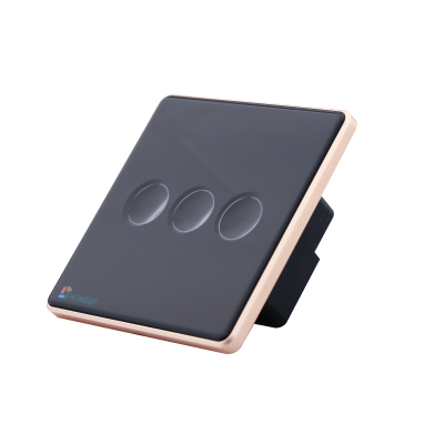 Công tắc cảm ứng thông minh BLE 3 nút công suất cao kính lõm