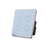 Công tắc cảm ứng thông minh BLE 4 nút công suất cao kính phẳng