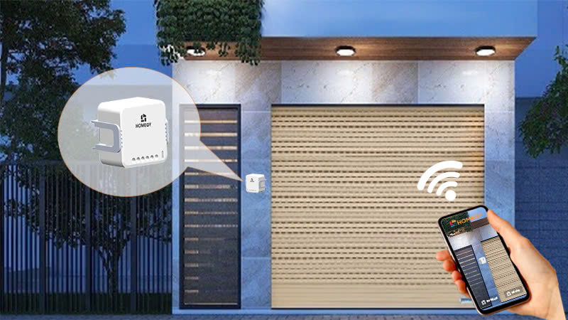 Module Cửa Cuốn, Cổng Tự Động Thông Minh BLE Tích Hợp Từ Cửa