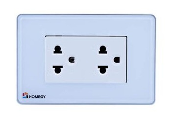 Ổ cắm điện đôi Homegy