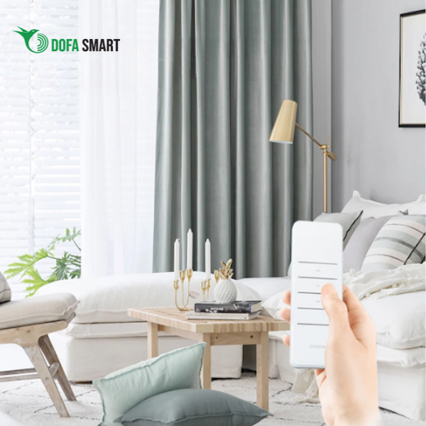 Điều khiển rèm 2 kênh DOFA SMART