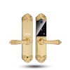 Khóa Demax SL280 24K BRASS, App wifi, cửa phòng Biệt Thự - Đồng nguyên chất đúc, mạ vàng 24K